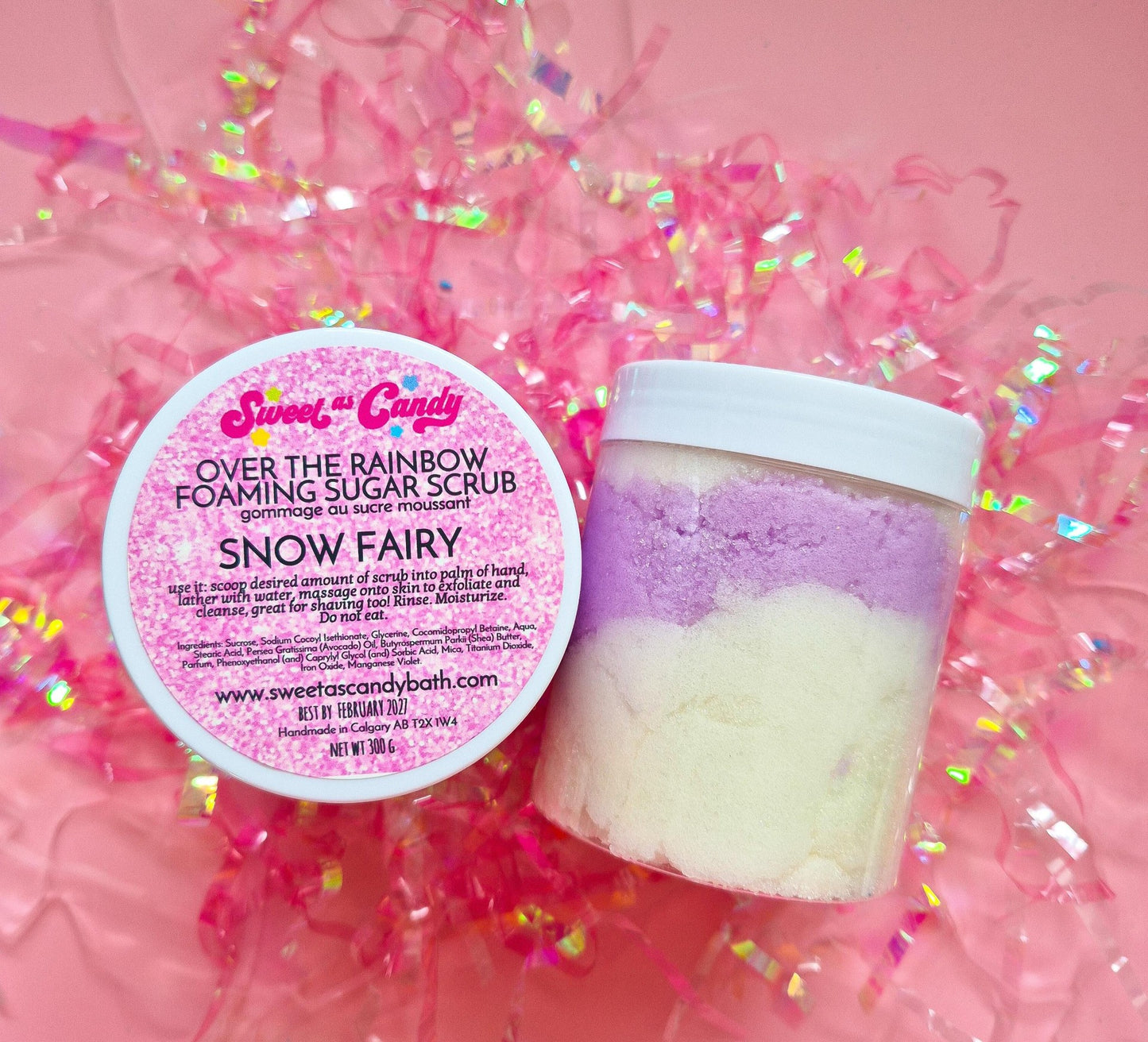 Snow Fairy- Over The Rainbow Foaming Sugar Scrub