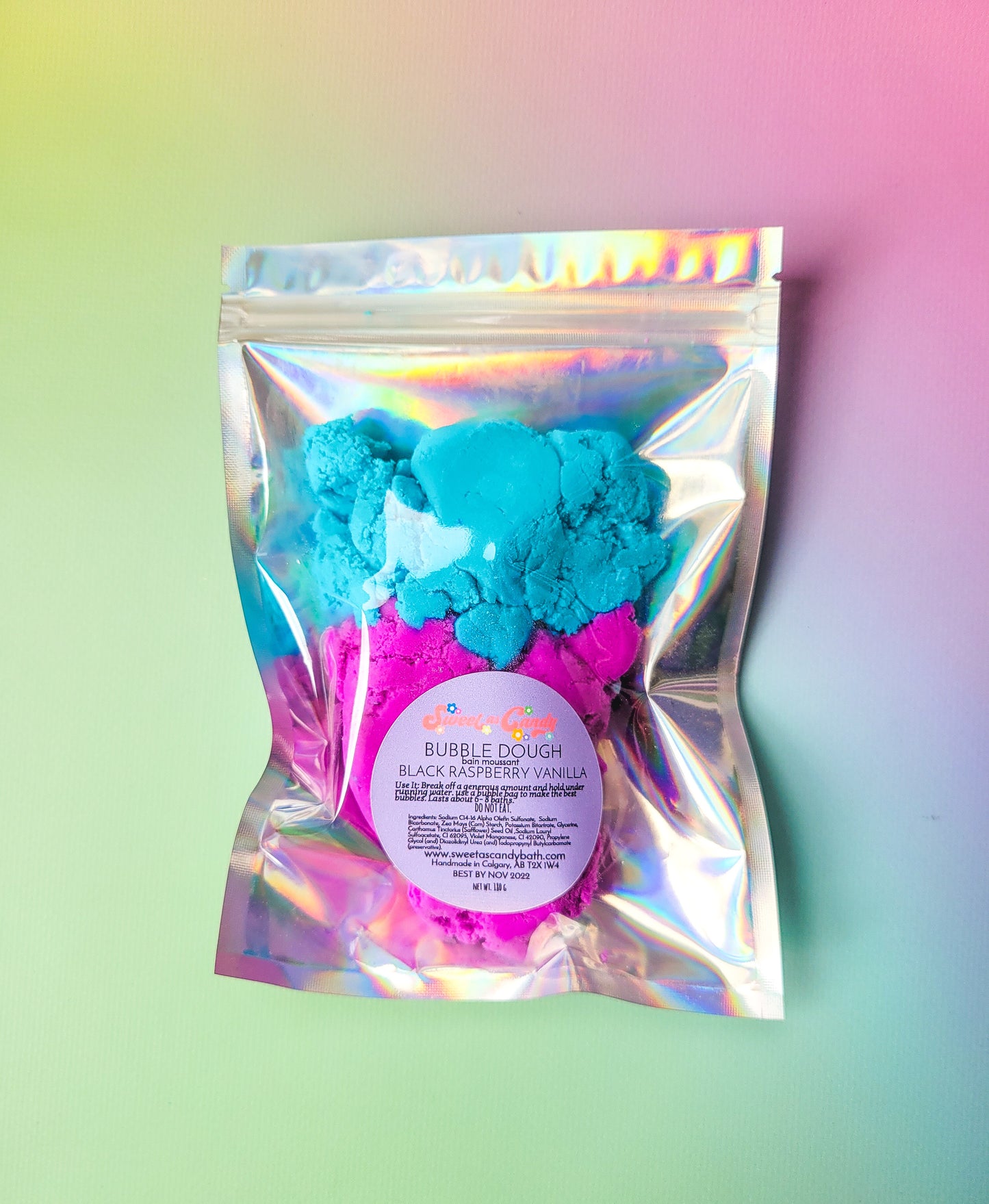 Looks like play-doh, feels like play-doh but this stuff gives your bath the biggest bubbles!