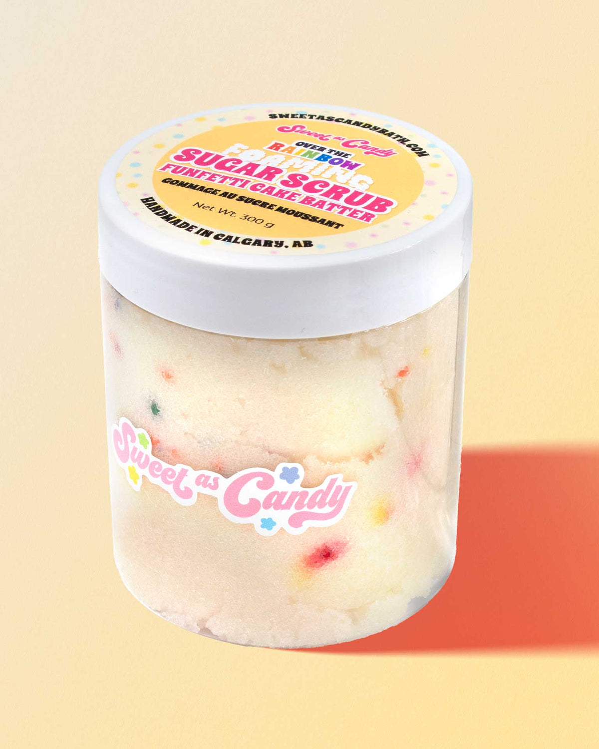 Over The Rainbow Foaming Sugar Scrub | Funfetti