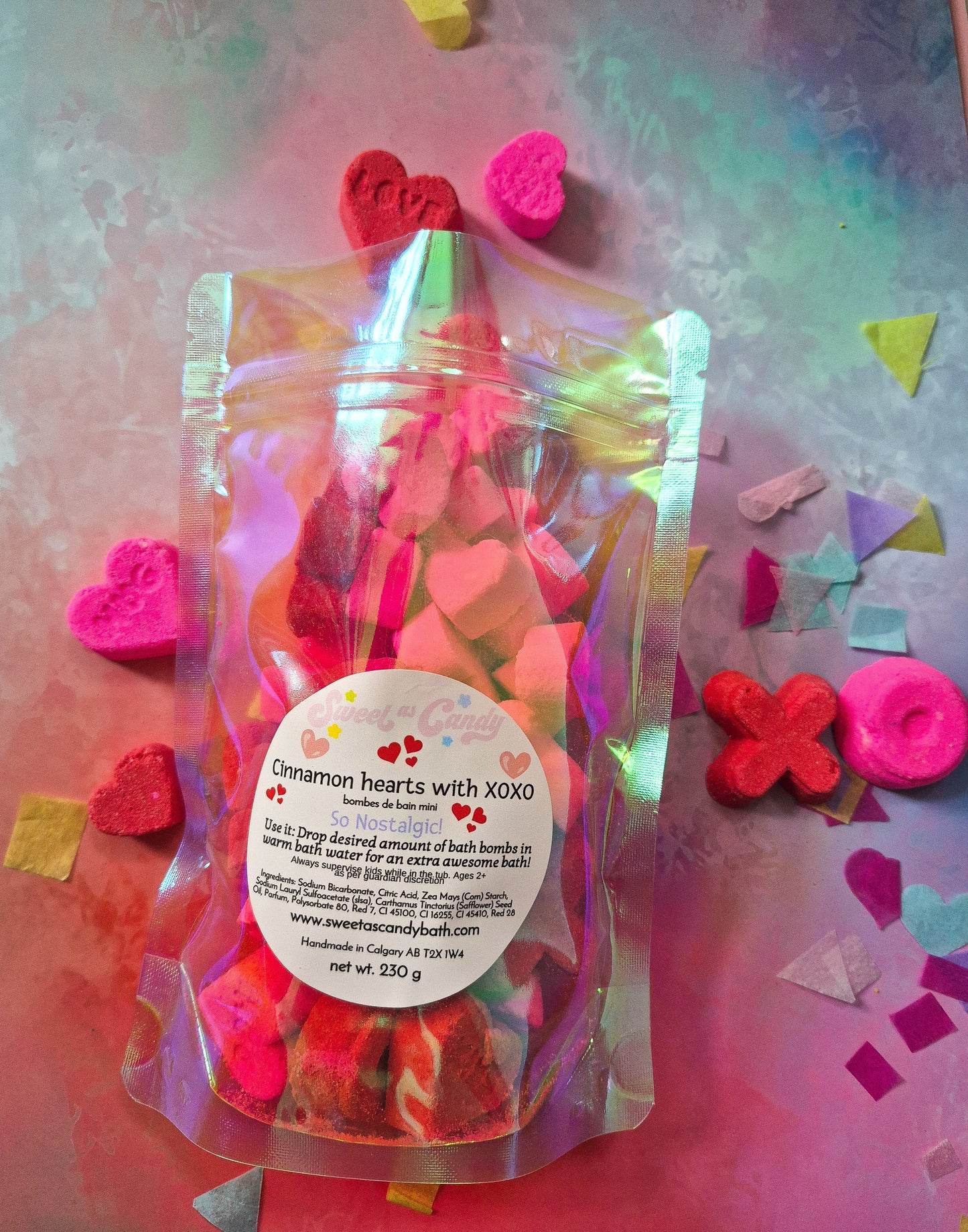 Cinnamon Hearts with XOXO