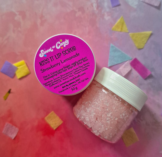 Kiss It Lip Scrub- Strawberry Lemonade