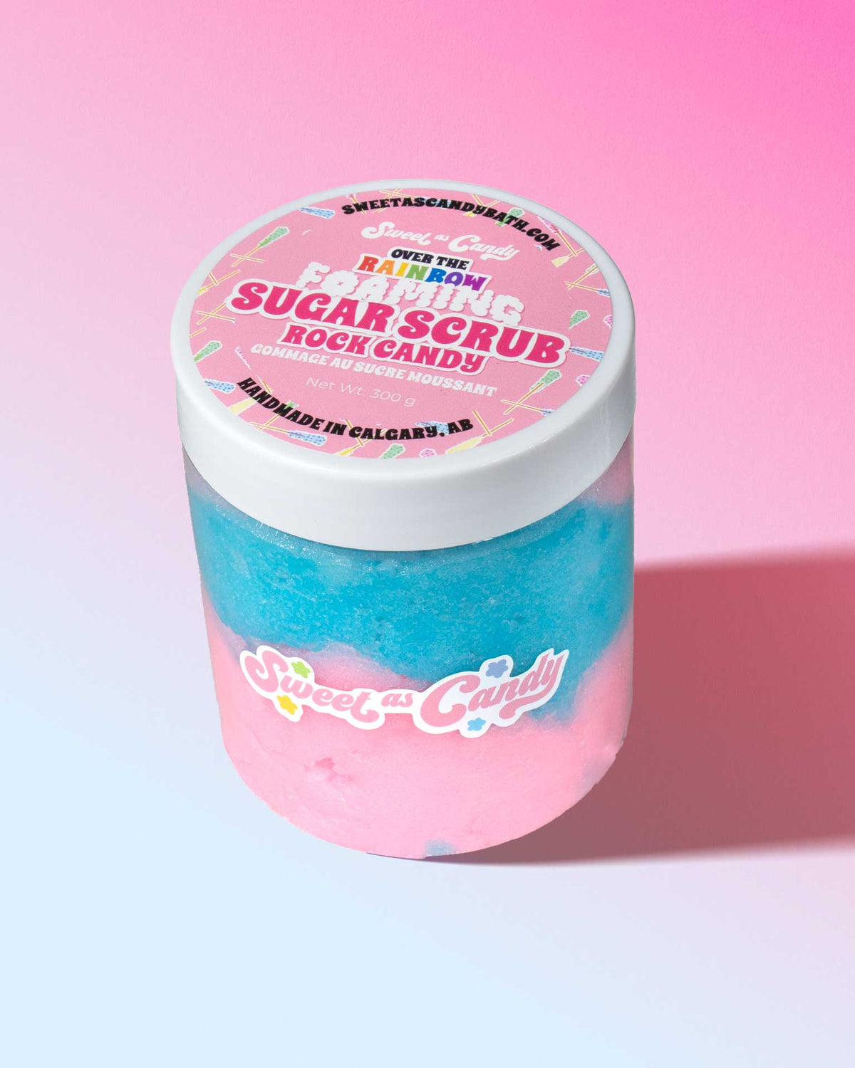 Over the Rainbow Foaming Sugar Scrub | Rock Candy