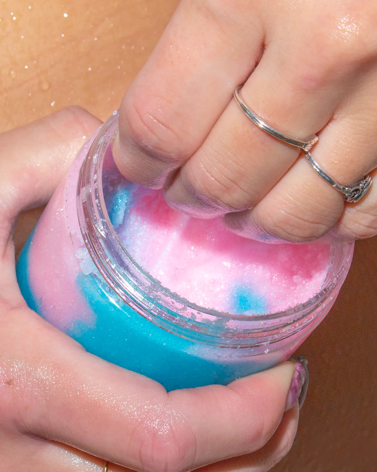 Over the Rainbow Foaming Sugar Scrub | Rock Candy