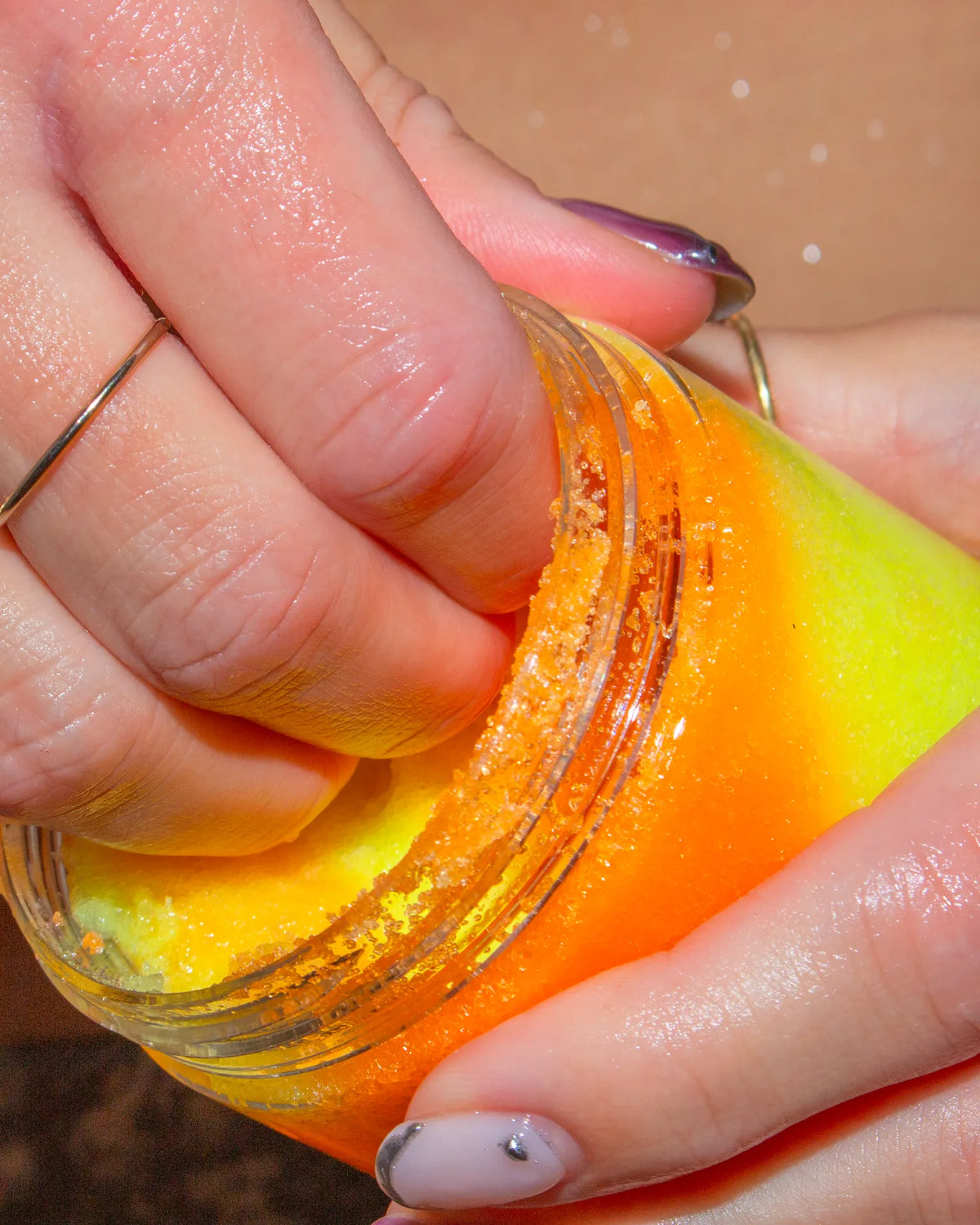 Over The Rainbow Foaming Sugar Scrub | Tangerine Dreams