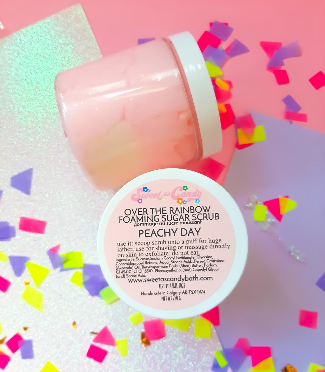 Peachy Day- Over the Rainbow Sugar Scrub