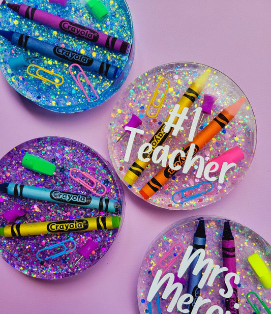 Custom Teacher's Coasters
